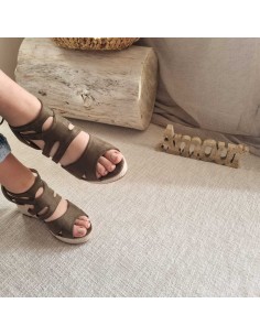 Sandales compensées Femme - lanières & corde - Chic et confort !