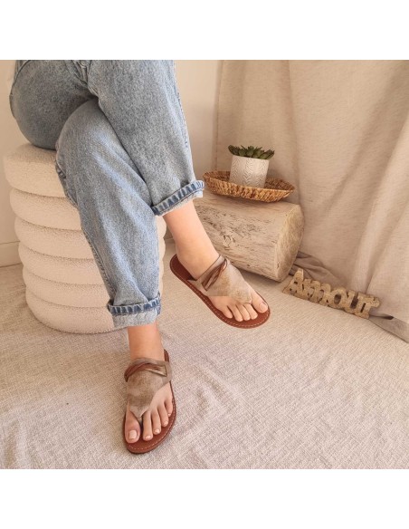 Sandales Plates Femme - Estivales - Style tong Boho moderne