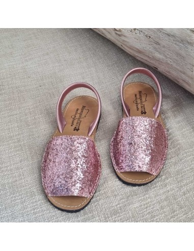 Sandales Plates Menorquine Pailletées pour Femme - Qui Font Briller Votre Eté