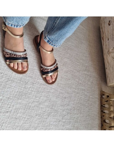 Sandales Plates Multi Brides Femmes - Tendances Eté 2026