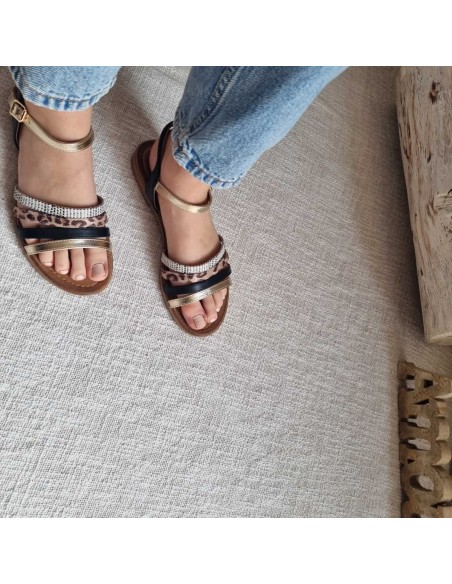 Sandales Plates Multi Brides Femmes - Tendances Eté 2026