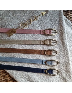 Ceinture en Cuir Femme - Boucle Laiton 2