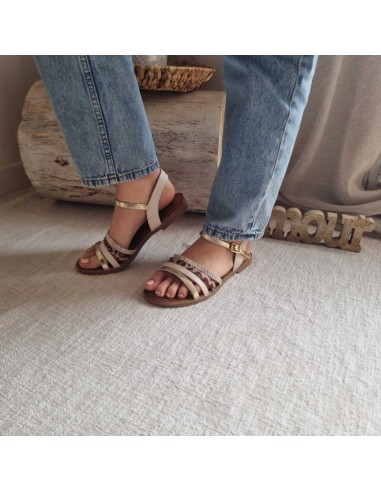 Sandales Plates Multi Brides Femmes - Tendances Eté 2026