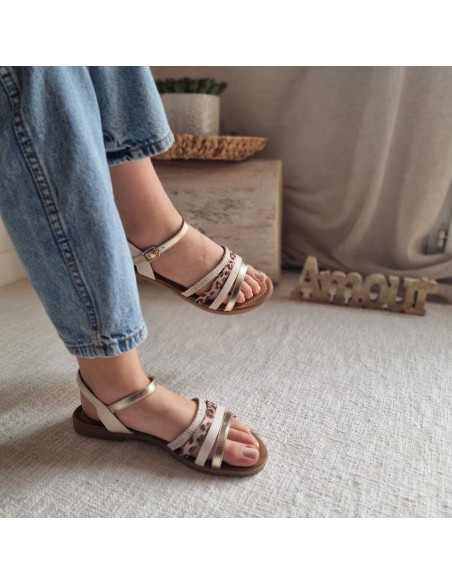 Sandales Plates Multi Brides Femmes - Tendances Eté 2026