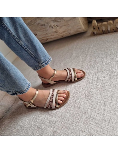 Sandales Plates Multi Brides Femmes - Tendances Eté 2026