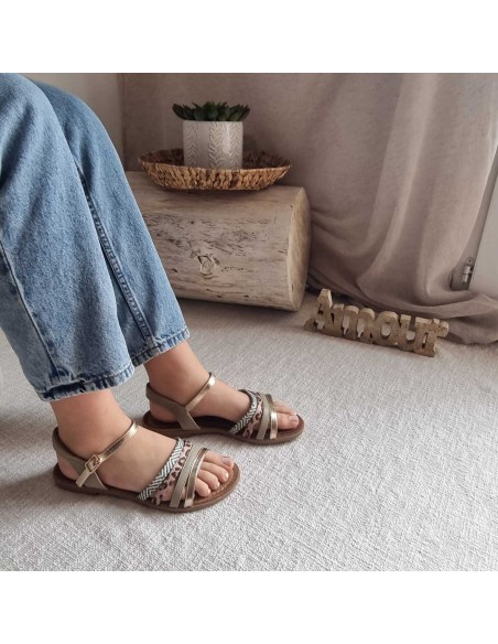 Sandales Plates Multi Brides Femmes - Tendances Eté 2026