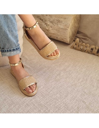 Sandales Compensées pour Femme, Raffinement Naturel