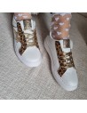 Sneakers Tendance Motifs Léopard, Confortables, au Style Animal et Moderne