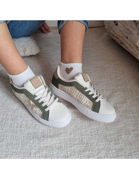 Sneakers en Tweed Tendance, Elégantes et Confortables, au Style Chic et Moderne