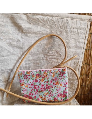 Pochette XL Liberty - Ecusson Brodé "Je t'aime🖤"