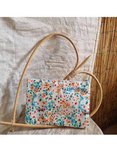 Pochette XL Liberty - Ecusson Brodé "Je t'aime🖤"