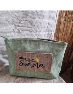 Grande Pochette Zip Hello Summer - Pratique, Tendance et Spacieuse