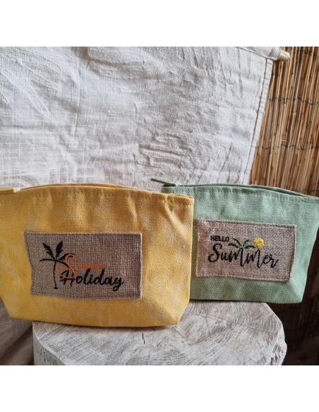 Grande Pochette Zip Summer Holiday - Pratique, Tendance et Spacieuse