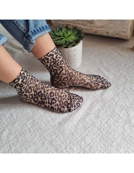 Chaussettes Fines Petits Léo Beige - Confort et Style