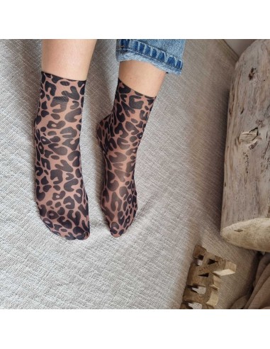 Chaussettes Fines Gros Léo Brun - Confort et Style