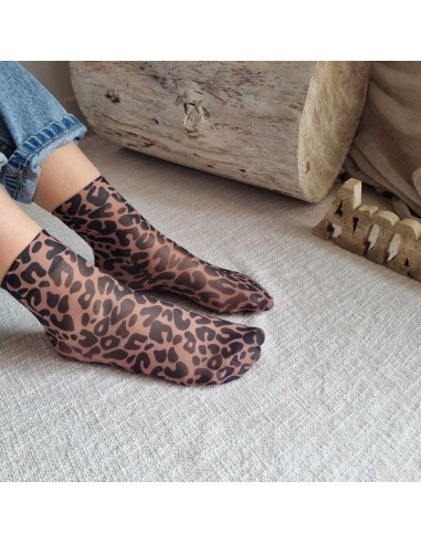 Chaussettes Fines Gros Léo Brun - Confort et Style