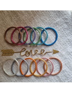 Bracelet Jonc Bouddhiste - Léger - Waterproof - Style Tendance 2