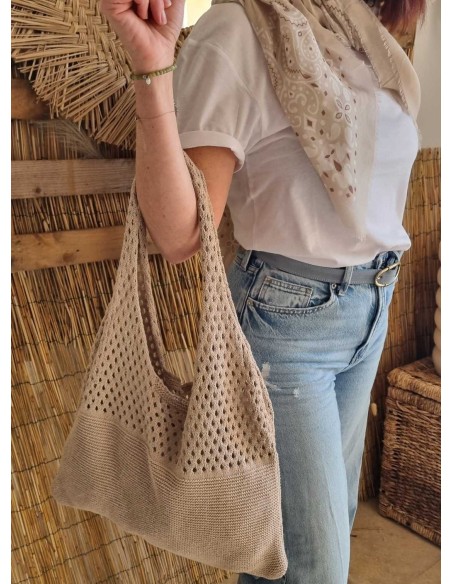 Sac à Epaule au Crochet - Elégant, Pratique et Tendance