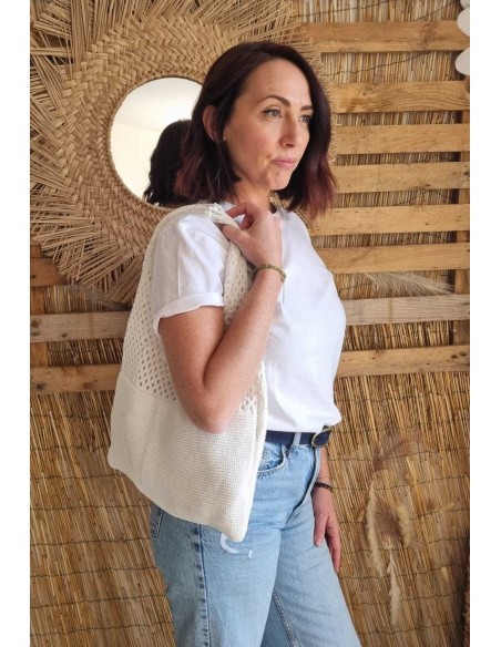 Sac à Epaule au Crochet - Elégant, Pratique et Tendance