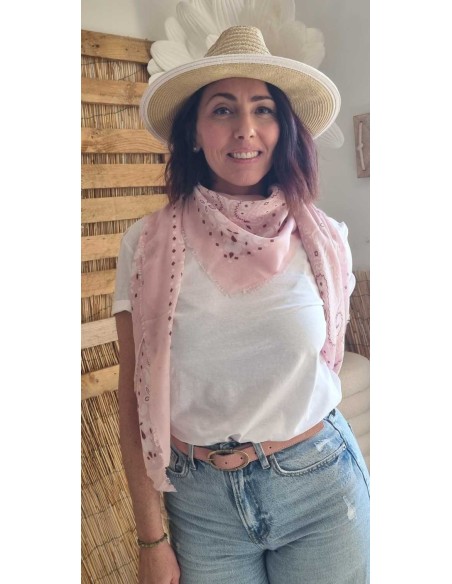 Foulard Bandana Imprimé - Style Chic et Décontracté
