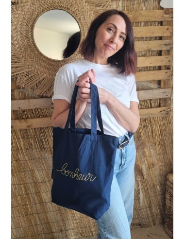 Tote Bag Coton 100% - Sac Shopping Léger, Pratique et Réutilisable