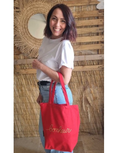 Tote Bag Coton 100% - Sac Shopping Léger, Pratique et Réutilisable