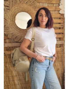 Sac à Dos Toile et Cuir - Elégant et Pratique au Quotidien