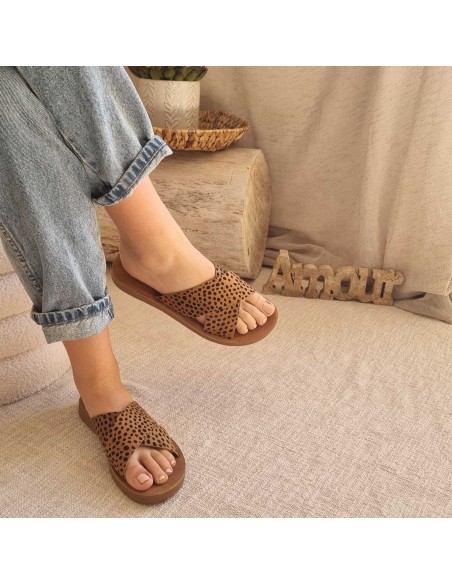 Mules plates Femme double brides - Style Boho - Chic & Tendance