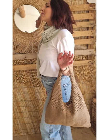 Sac à Epaule au Crochet - Elégant, Pratique et Tendance