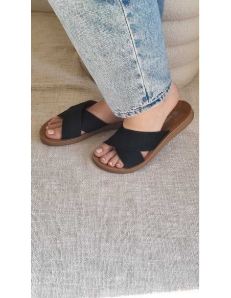 Mules plates Femme double brides - Style Boho - Chic & Tendance