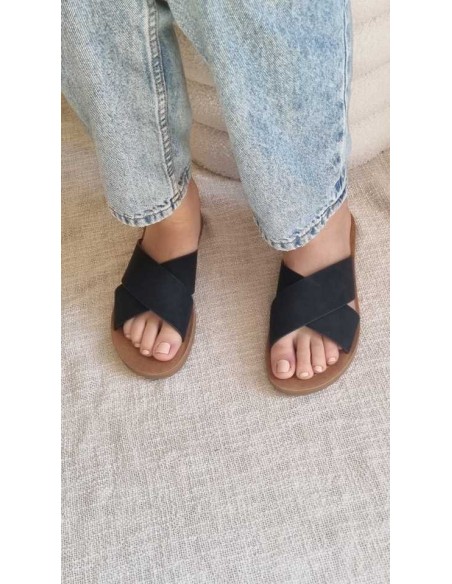 Mules plates Femme double brides - Style Boho - Chic & Tendance