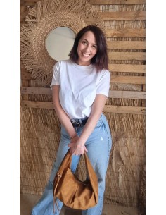 Sac Boho Porté Epaule Café