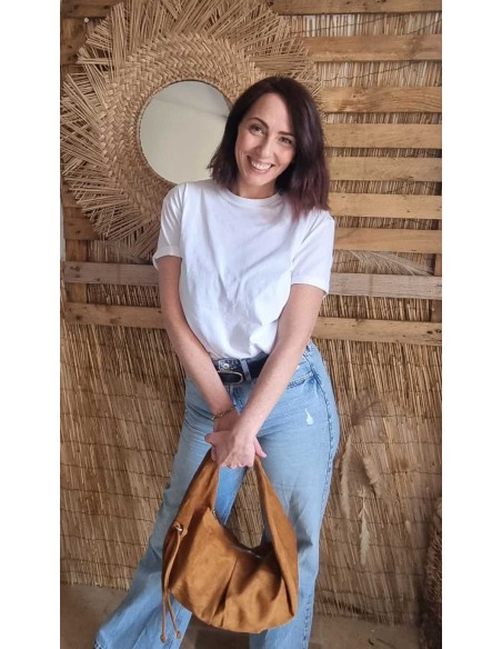 Sac Boho Porté Epaule Café