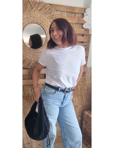 Sac Boho Porté Epaule noir