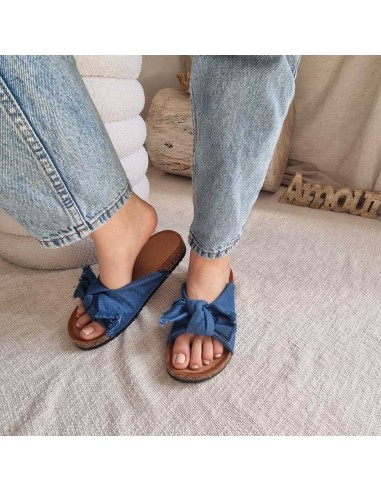 Sandale Plates à Bride Simple avec Nœud - Confort et Style Estival