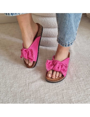 Sandale Plates à Bride Simple avec Nœud - Confort et Style Estival