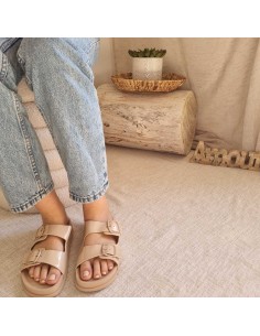 Sandales Plates Double Brides - Légères, Confortables et Antidérapantes 2