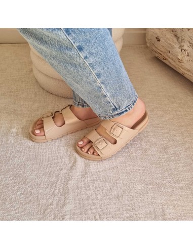 Sandales Plates Double Brides - Légères, Confortables et Antidérapantes