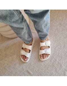 Sandales Plates Double Brides - Légères, Confortables et Antidérapantes 2