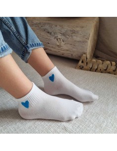 Mi-Chaussettes à Motif Cœur - Douces et Confortables 2