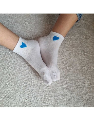 Mi-Chaussettes à Motif Cœur - Douces et Confortables