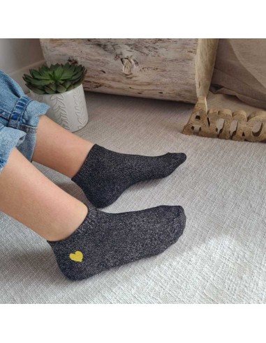 Mi-Chaussettes Pailletées à Motif 💛 - Douces et Confortables