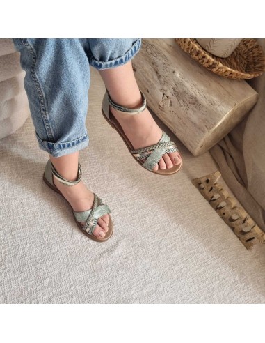 Sandales Plates - Lanières Croisées et Brides Cheville - Tendance Eté