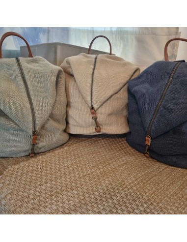 Sac à Dos Toile et Cuir - Elégant et Pratique au Quotidien