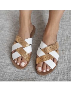Sandales en Cuir à bout ouvert - Confort et Style pour l'été