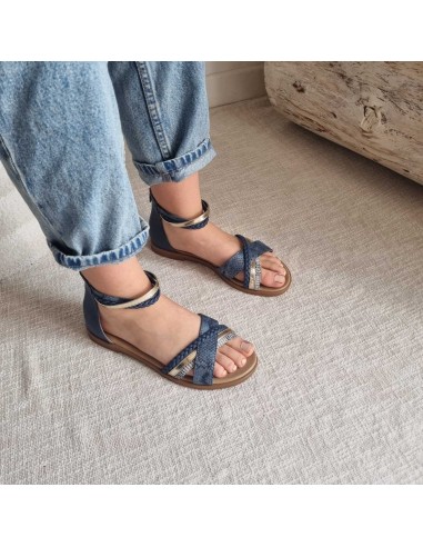 Sandales Plates - Lanières Croisées et Brides Cheville - Tendance Eté