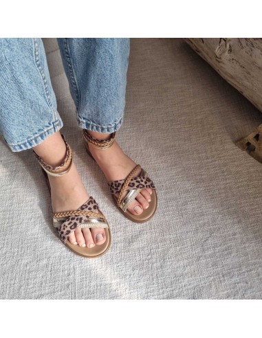 Sandales Plates - Lanières Croisées et Brides Cheville - Tendance Eté