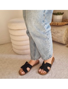 Mules Plates Suédées - Chaussures Femme Tendance - Confort et Elégance au quotidien 2