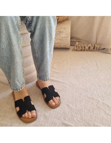 Mules Plates Suédées - Chaussures Femme Tendance - Confort et Elégance au quotidien