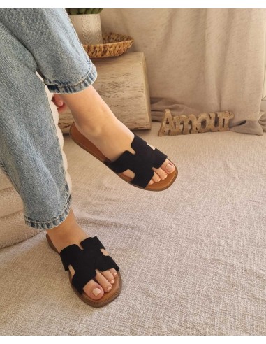 Mules Plates Suédées - Chaussures Femme Tendance - Confort et Elégance au quotidien